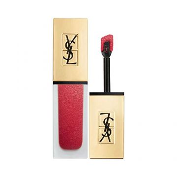 Ruj Yves Saint Laurent, Tatouage Couture The Metallics (Gramaj: 6 ml, Nuanta Ruj: Nr. 101- Chrome Red Clash)