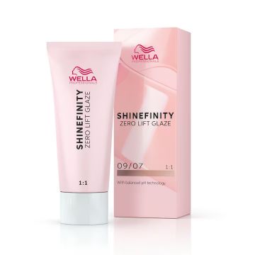 Vopsea demi-permanenta Shinefinity Zero Lift Glaze 09/07 Beige Sand, 60 ml, Wella Professionals