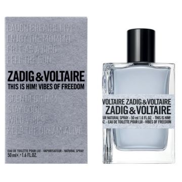 Zadig & Voltaire This is Him! Vibes of Freedom, Apa de Toaleta, Barbati (Concentratie: Apa de Toaleta, Gramaj: 100 ml Tester)