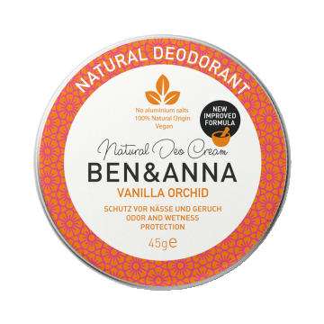 Deodorant natural crema Vanilla Orchid, 45g, Ben&Anna