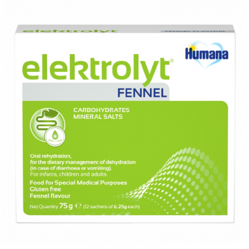 Elektrolyt cu Fenicul, 12 plicuri, Humana