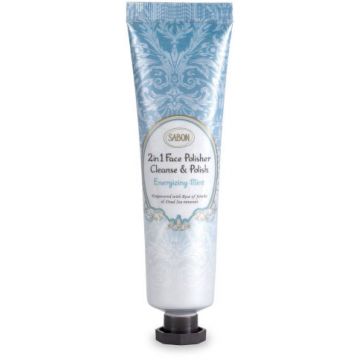 Exfoliant de fata 2 in 1 cu menta, 60ml, Sabon