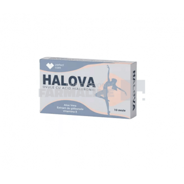 Halova Ovule cu acid hialuronic 10 ovule