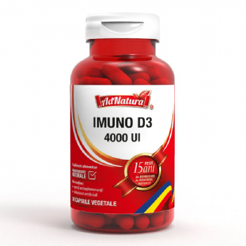 IMUNO D3, 4000 UI, 30 capsule, AdNatura
