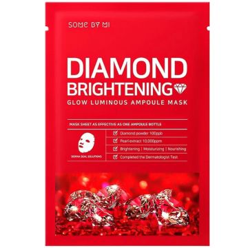 Masca ampoule iluminatoare tip servetel cu pudra de diamant, 25g, Some By Mi