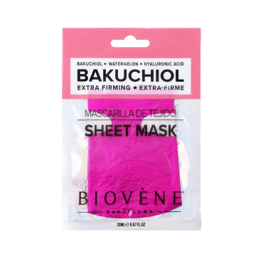 Masca servetel cu Backuchiol si acid hialuronic Extra Firming, 20ml, Biovene