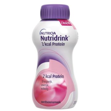 Nutridrink cu aroma de capsuni 2 kcal Protein, 200ml, Nutricia