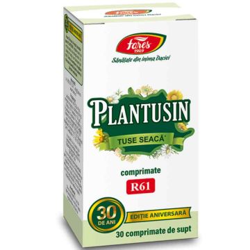 Plantusin Tuse Seaca R61, 30 comprimate, Fares