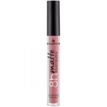 Ruj lichid mat 8h Matte Liquid Lipstick 04 - Rosy Nude, 2.5ml, Essence