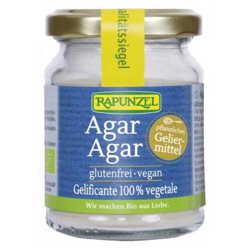 Agar Agar Bio fara gluten, 60g, Rapunzel