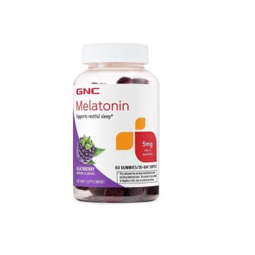 GNC Melatonina 5 mg Aroma de Mure 60 jeleuri