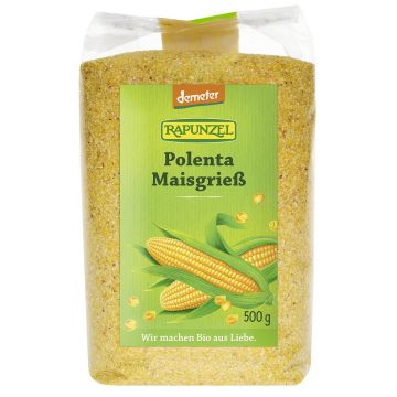 Gris Bio de porumb pentru mamaliga, 500g, Rapunzel