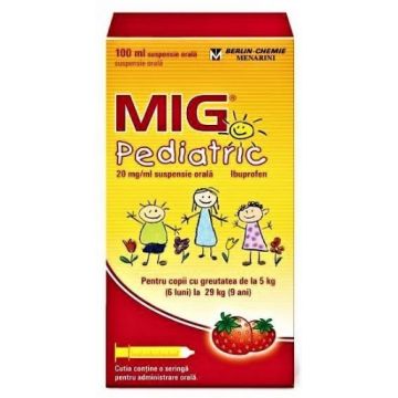 Mig pediatric 20mg/ml - 100ml Berlin Chemie