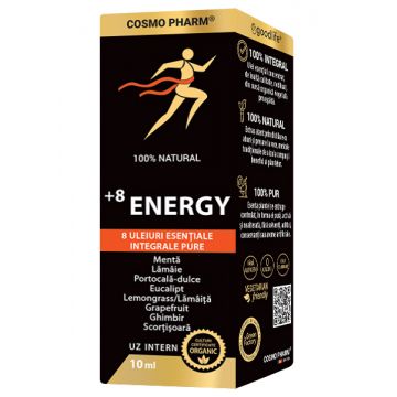 Mix de uleiuri esentiale integrale +8 Energy, 10ml, Cosmopharm