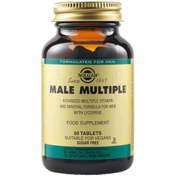 Multivitamina Male Multiple pentru barbati, 60 tablete, Solgar