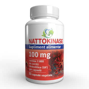 Nattokinase 100 mg, 30 capsule vegetale, Justin Pharma