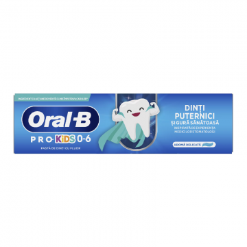 Pasta de dinti pentru copii 0-6 ani Pro Kids, 50 ml, Oral-B