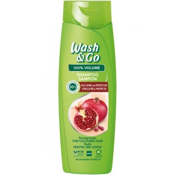 Sampon cu rodie, 360ml, Wash&Go