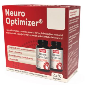 Secom Pachet Neuro Optimizer Jarrow Formulas 60 + 60 capsule