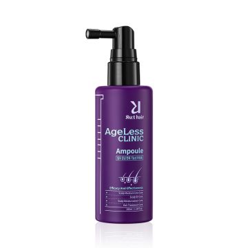 Ser pentru hidratarea scalpului cu efect de repigmentare a firelor albe Ageless Clinic Ampoule, 100ml, Rut Hair