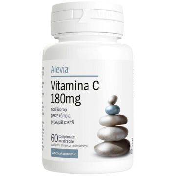 Vitamina C 180mg, 60 comprimate masticabile, Alevia