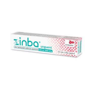 Zinba unguent 250UI/ 5000UI/g 20 g Antibiotice SA