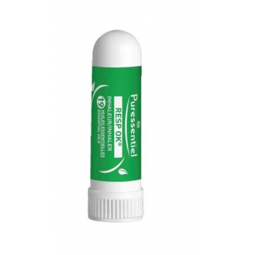 Inhalator nazal Respiratory Bio cu 19 uleiuri esentiale, 1ml, Puressentiel