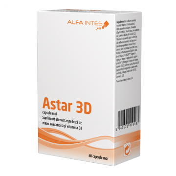 Astar 3D, 60 capsule, Alfa Intens