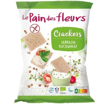 Crackers ecologici cu hrisca fara gluten, 75g, Le Pain des Fleurs