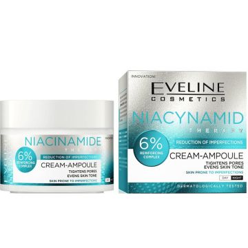 Crema pentru ten cu imperfectiuni Niacynamid Therapy Eveline Cosmetics, 50 ml