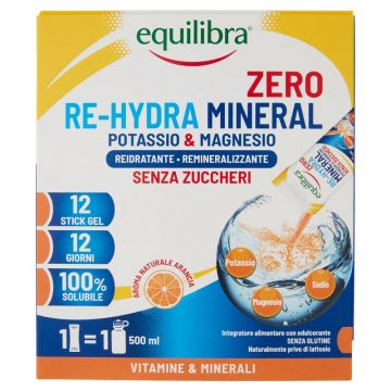 Equilibra Re-Hydra Mineral Potasiu si Magneziu 12 doze lichide 30ml