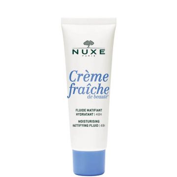 Fluid hidratant 48H cu efect matifiant Fraiche de Beaute Nuxe, 50 ml (Concentratie: Crema pentru fata, Gramaj: 50 ml)