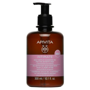 Gel revigorant pentru igiena intima Apivita Intimate Daily Cleansing, 300 ml