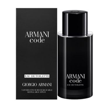 Giorgio Armani Code, Barbati, Apa de Toaleta, Refillable (Gramaj: 75 ml)