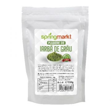 Iarba de grau pulbere, 250g, Springmarkt