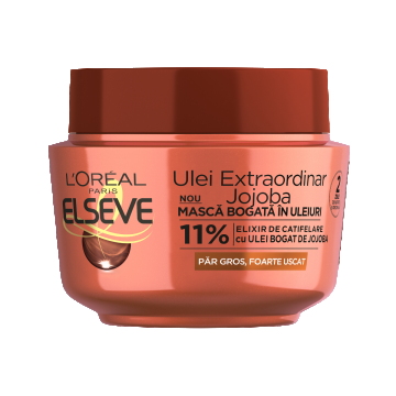 Masca de par Ulei Extraordinar Jojoba, 300ml, Elseve