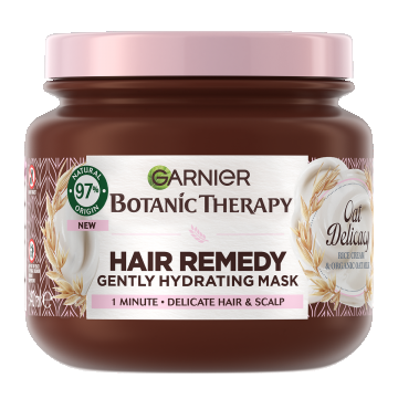 Masca pentru par si scalp sensibil Oat Delicacy, 340ml, Botanic Therapy