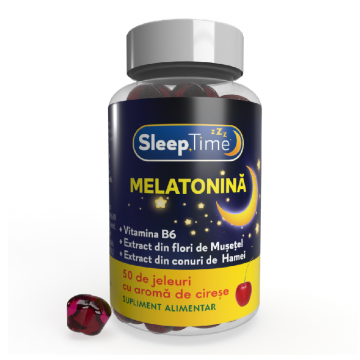 Melatonina SleepTime, 50 jeleuri, Justin Pharma