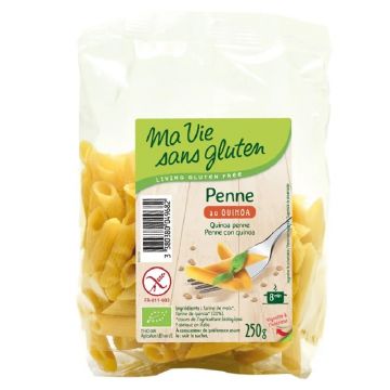 Penne ecologice cu quinoa fara gluten, 250g, Ma Vie Sans Gluten