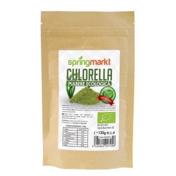 Pulbere ecologica de Chlorella, 120g, Springmarkt