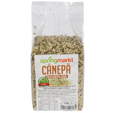 Seminte de canepa decorticate, 250g, Springmarkt