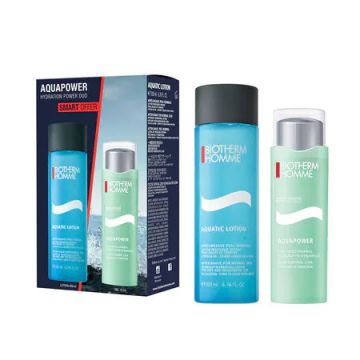 Set Biotherm Homme Aquapower Gel + Lotiune Aquatic Aftershave Lotion (Concentratie: Set pentru ingrijirea tenului, Gramaj: 75 ml + 200 ml)