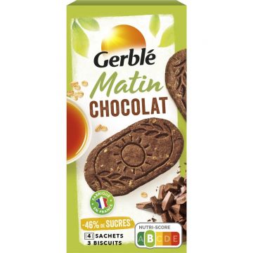 Biscuiti cu cacao -46% zaharuri, 200g, Gerble Expert Dietetic