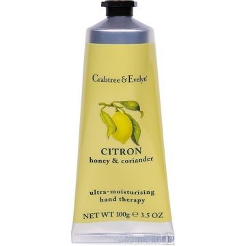 Crema de maini Crabtree & Evelyn, Citron, Honey & Coriander, Ultra-Moisturising (Gramaj: 100 g)