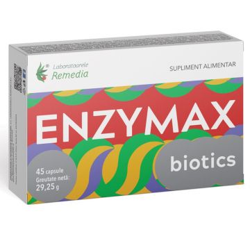 Enzymax Biotics, 45 capsule, Laboratoarele Remedia