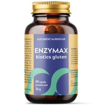 Enzymax Biotics Gluten, 60 capsule, Laboratoarele Remedia