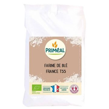 Faina alba eco de grau T55 pentru patiserie, 1kg, Primeal