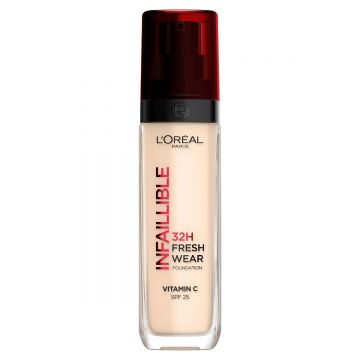 Fond de ten rezistent la transfer Infaillible 32H Fresh Wear 10 Fair Light, 30ml, L'Oreal Paris