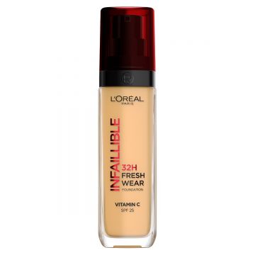 Fond de ten rezistent la transfer Infaillible 32H Fresh Wear 140 Rece, 30ml, L'Oreal Paris