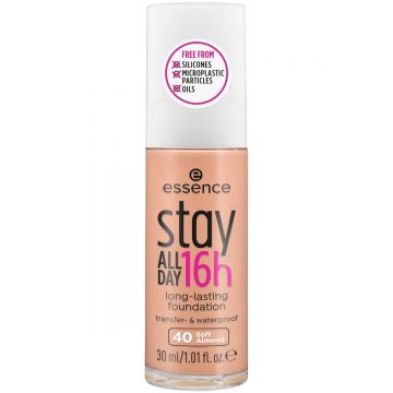 Fond de ten Stay All Day 16h Long-Lasting Foundation 40 - Soft Almond, 30ml, Essence